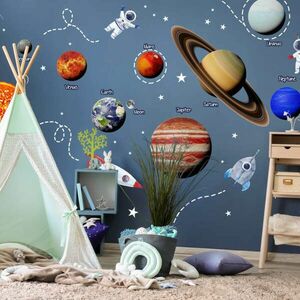 INSPIO falmatricák - Univerzum, Naprendszer, fehér csillagok kép