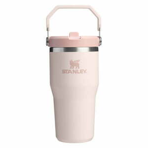 Világos rózsaszín rozsdamentes acél termosz 600 ml IceFlow™ Flip Straw 2.0 Tumbler Rose Quartz – Stanley kép