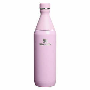 Rózsaszín rozsdamentes acél termopalack 600 ml All Day Slim Bottle Cherry Blossom Gloss – Stanley kép