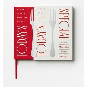 Jegyzetfüzet receptekhez 50 old. Today's Special – Printworks kép