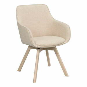 Bézs kárpitozott étkezőfotel szett 2 db-os Alison – Rowico kép