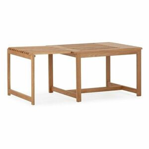 Natúr színű tölgyfa dohányzóasztal 60x70 cm Unai – MOME kép