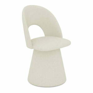 Krémszínű kárpitozott étkezőfotel Kalo – Makamii kép