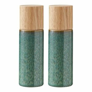 Zöld kerámia só- és borsőrlő szett 2 db-os Gastro Green – Bitz kép