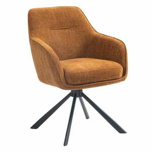 Narancssárga kárpitozott étkezőfotel szett 2 db-os Avola – Unique Furniture kép