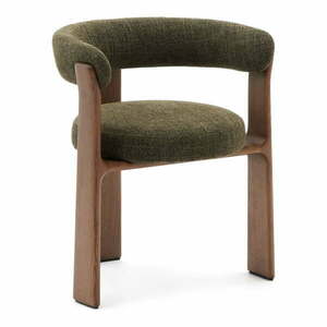 Khaki-barna kőrisfa karfás étkezőfotel Granite – Kave Home kép