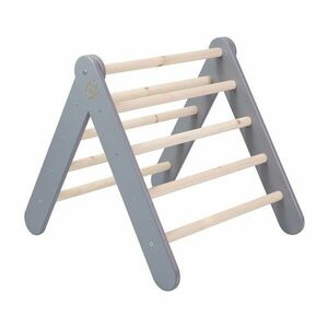 Szürke fenyőfa háromszög 60x60x60 cm Montessori - Meowbaby kép