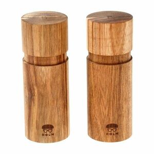 Natúr színű fa só- és borsőrlő szett 2 db-os – Holm kép