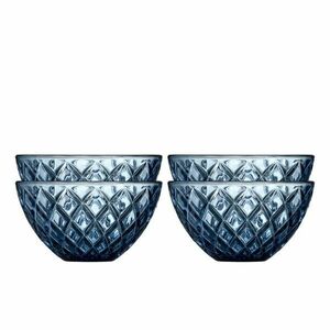 Kék üveg tálka szett 4 db-os 325 ml Sorrento – Lyngby Glas kép
