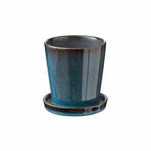 Kőedény kaspó ø 10 cm Gastro Dark Blue/Black – Bitz kép