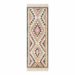 Szürke kézi szövésű juta futószőnyeg 80x200 cm Roya Parsa – Elle Decoration kép