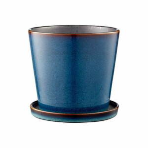 Kőedény kaspó ø 14 cm Gastro Dark Blue/Black – Bitz kép