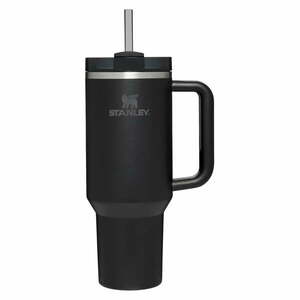 Fekete rozsdamentes acél termosz szívószállal 1, 18 l Quencher H2.0 FlowState Tumbler Black – Stanley kép