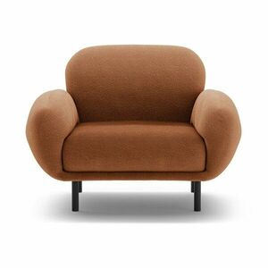 Terrakotta színű buklé fotel Poppy – Micadoni kép