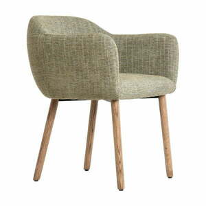 Világoszöld kárpitozott karfás étkezőfotel szett 2 db-os Blaine – Light & Living kép