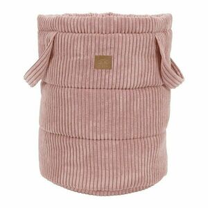 Rózsaszín textil játéktároló kosár ø 39x50 cm – Meowbaby kép