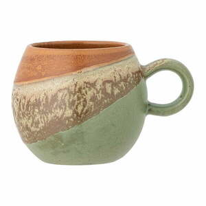 Zöld-narancssárga kerámia bögre 280 ml Paula – Bloomingville kép