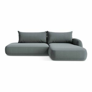 Szürkéskék kinyitható sarokkanapé (jobb oldali-heverő résszel) Hale – Makamii kép
