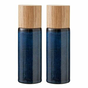 Sötétkék kerámia só- és borsőrlő szett 2 db-os Gastro Blue – Bitz kép