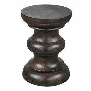 Mangófa kerek tárolóasztal ø 30 cm Jonah – WOOOD kép