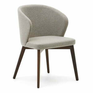 Bézs kárpitozott étkezőfotel Darice – Kave Home kép