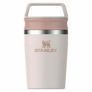 Világos rózsaszín rozsdamentes acél termobögre 230 ml Café-To-Go Travel Mug Rose Quartz – Stanley kép