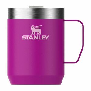 Rózsaszín rozsdamentes acél termobögre 230 ml Stay-Hot Camp Mug Violet Blossom – Stanley kép