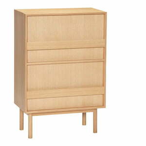 Natúr színű szekrény tölgyfa dekorral 48x90 cm Forma – Hübsch kép