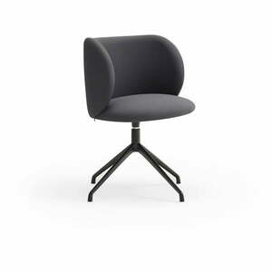 Sötétszürke kárpitozott étkezőfotel Mogi – Teulat kép