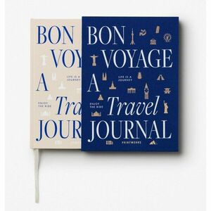 Jegyzetfüzet 104 old. Bon Voyage Travel Journal – Printworks kép