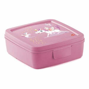 Rózsaszín gyerek uzsonnás doboz Unicorn – Snips kép