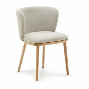 Bézs kárpitozott étkezőfotel Ciselia – Kave Home kép