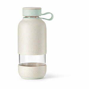 Krémszínű üveg utazó ivópalack 500 ml To Go Organic – Lékué kép