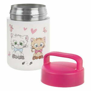 Kittens rozsdamentes acél ételtartó termosz, 480 ml - Orion kép