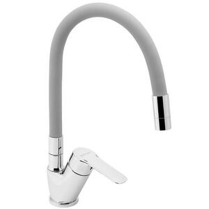 Mosogató csaptelep flexibilis szürke: 54014F.0s Metalia 54 kép