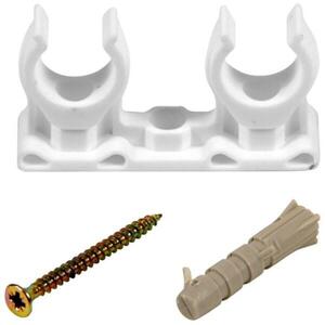 Kettős szorító csavarral és tiplivel 22 mm kép