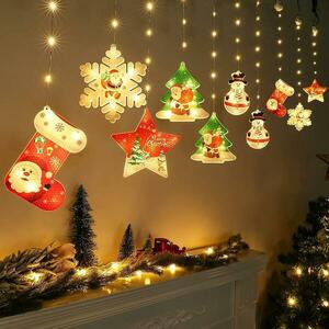 Fényfüggöny LED 120l mix 10 szt. Zew. Transf kép