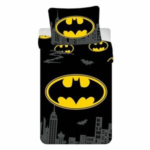 Egyszemélyes pamut gyerek ágyneműhuzat 140x200 cm Batman "The Emblem" – Jerry Fabrics kép