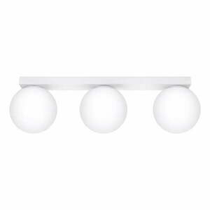 Fehér mennyezeti lámpa üveg búrával ø 12 cm Umerta – Sollux kép