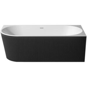Szabadon álló kád Nox Black 170x80x58 jobbos kép