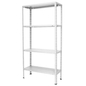 Fém tároló állványok 147x75x30 cm – 4 polccal/40 kg kép