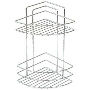 Kádszegélyes sarokpolc dupla króm MX0964 kép