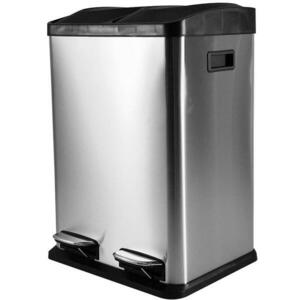 Szemetes 40 l (2x20 l) ezüst matt kép