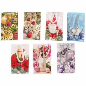 Ajándéktáska laminált 14, 5x10x6 cm mix ln10 kép