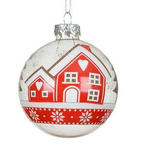 Karácsonyi üveggömb 8 cm átlátszó 9129686 kép