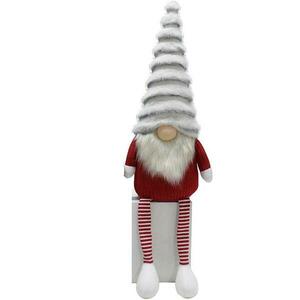 Karácsonyi manó lógó lábakkal 65 cm mix 103hy259212-25.5 kép