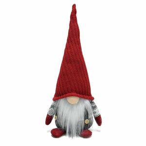 Karácsonyi manó piros-szürke 39 cm 103hy259268-15 kép