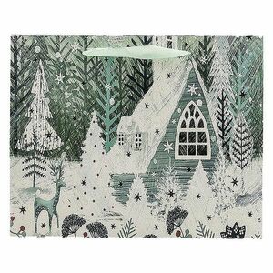 Ajándéktáska 32x26x12 cm csillogó mix 39706 kép