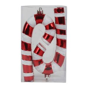 Karácsonyi gömb cukorpálca 4 db 13, 5 cm 48531 kép