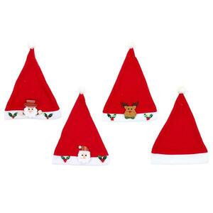 Mikulás sapka 41 cm mix 45766 kép